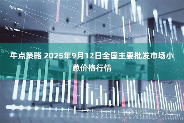 牛点策略 2025年9月12日全国主要批发市场小葱价格行情