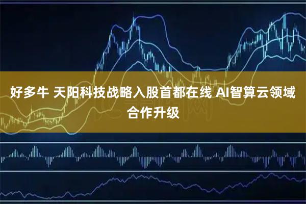 好多牛 天阳科技战略入股首都在线 AI智算云领域合作升级