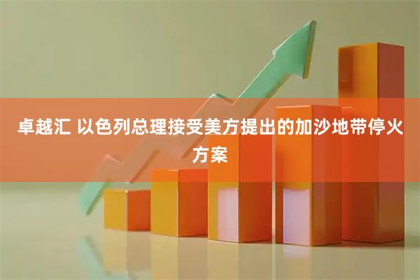 卓越汇 以色列总理接受美方提出的加沙地带停火方案